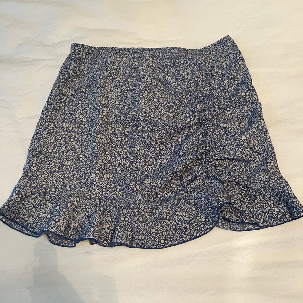 Beautiful Blue Mini Skirt